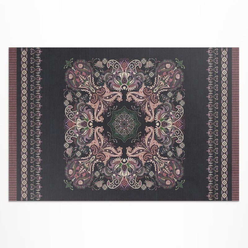 Balkonowy Dywan Winylowy UV Wallfluent 120x180 cm Stylowy ozdobny wzór roślinny 1 szt.