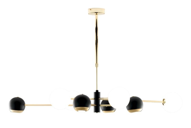 Lampa sufitowa Jupiter MOKA złoto-czarno-biała 8xGU10x10W IP20 - 1 szt