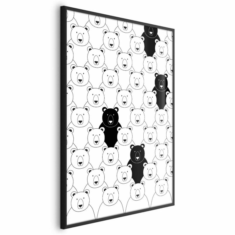 Plakat Artgeist Obcy w stadzie 40x60 cm z ramą czarną 1 szt