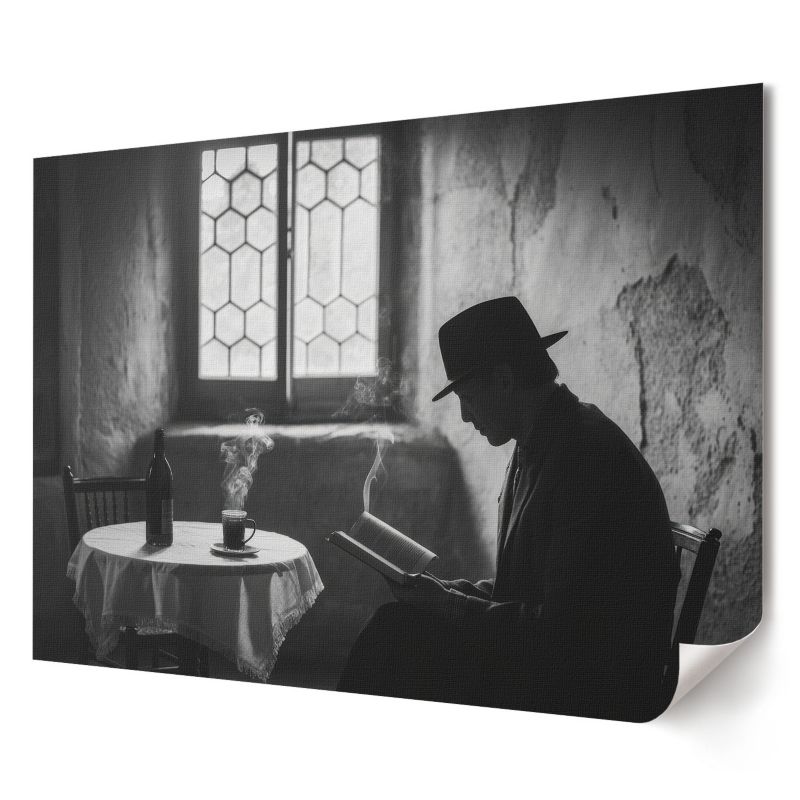 Plakat canvas Wallfluent Format A2 Zaduma i elegancja Artysta Luca "Aero" Romano 1 szt.