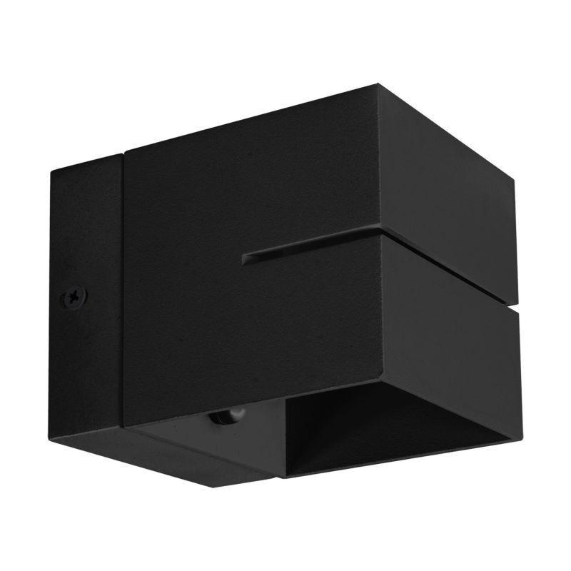 Kinkiet prostokątny góra-dół Struhm ELTON czarny 1xG9x35W IP20 wym:8x8x10,5cm - 1 szt.