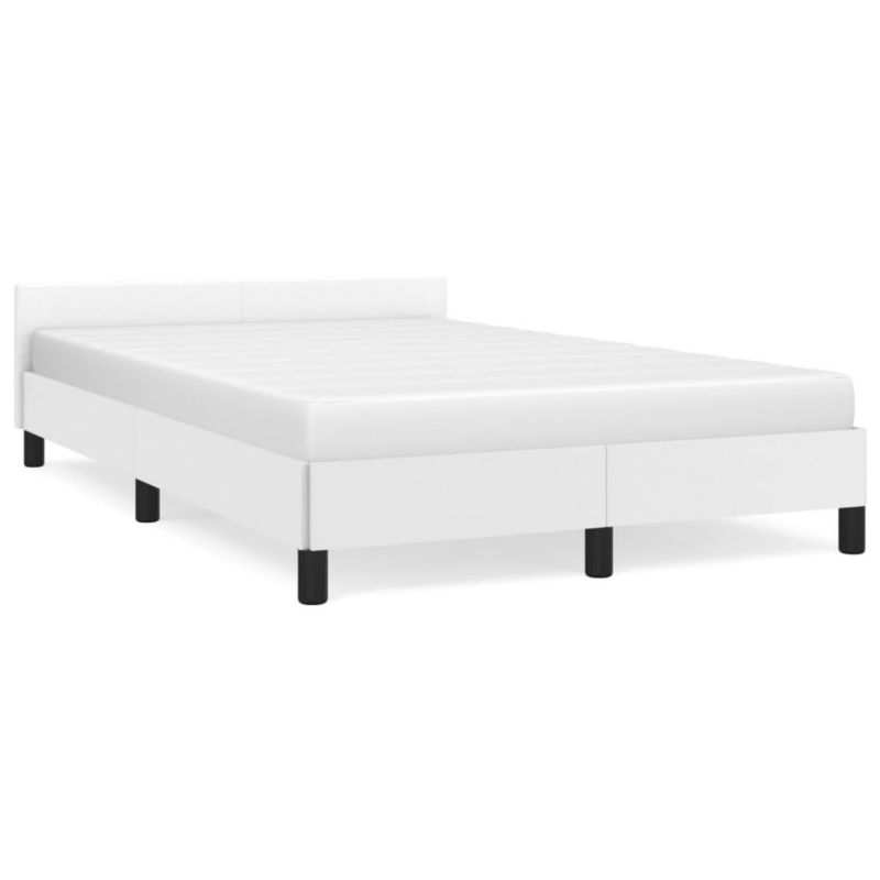 Łóżko tapicerowane WaszeMeble 120x190 cm biała WM-379542 1 szt.