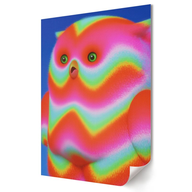 Plakat Wallfluent Format A4 Kolorowy zwierzak Artysta Abece 1 szt.