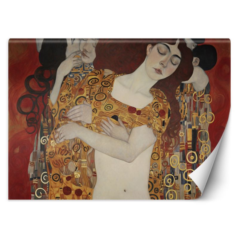 Fototapeta Feeby Pocałunek kobiet abstrakcja - G. Klimt 300x210 1 szt