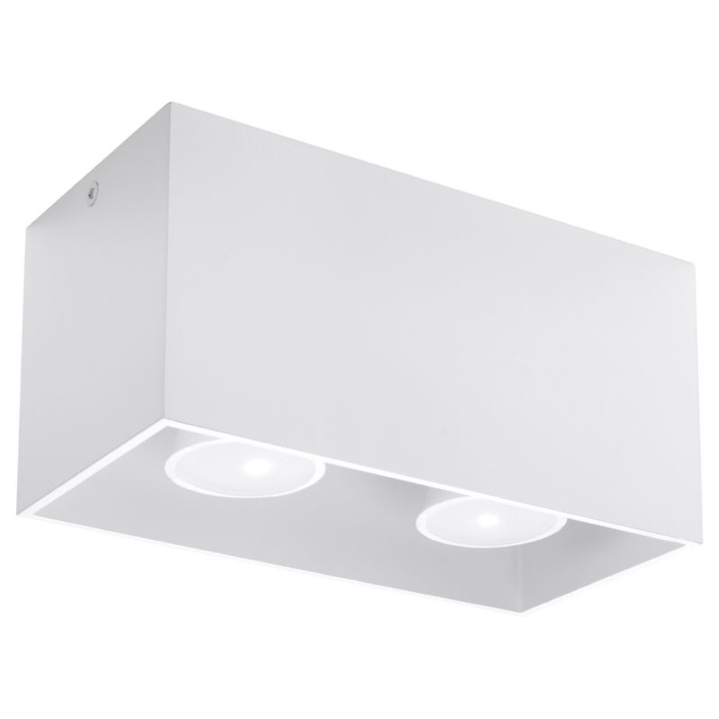 Reflektor sufitowy Pure Lume TETRIS biały 2xGU10x40W IP20 wym:10x20x10cm - 1 szt.