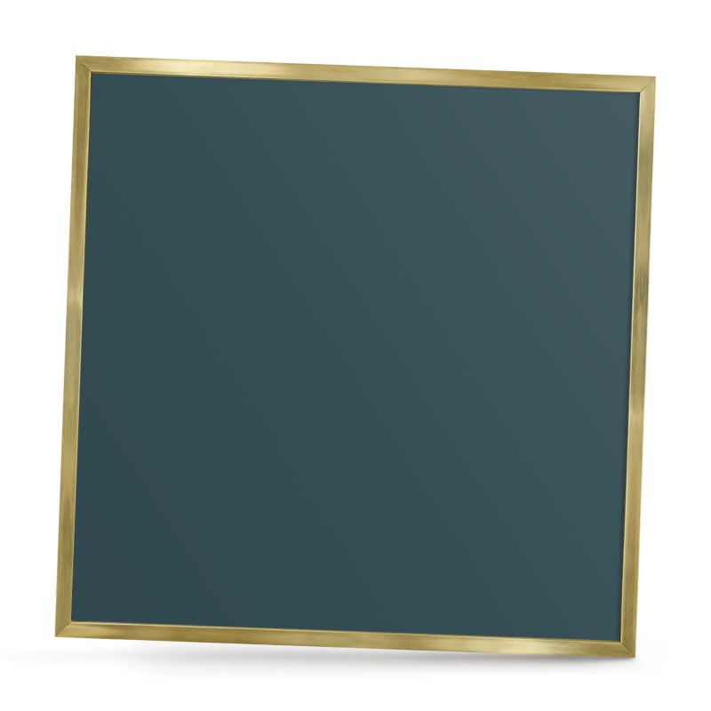 Tablica magnetyczna dekoracyjna ArtPrintCave 50x50 Turkusowy w złotej ramie 1szt