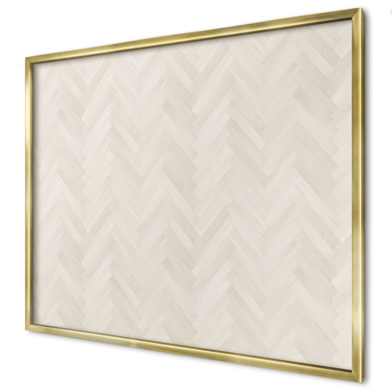 Magnetyczna tablica ozdobna Wallfluent 80x60 Subtelna jodełka w złotej ramie 1szt