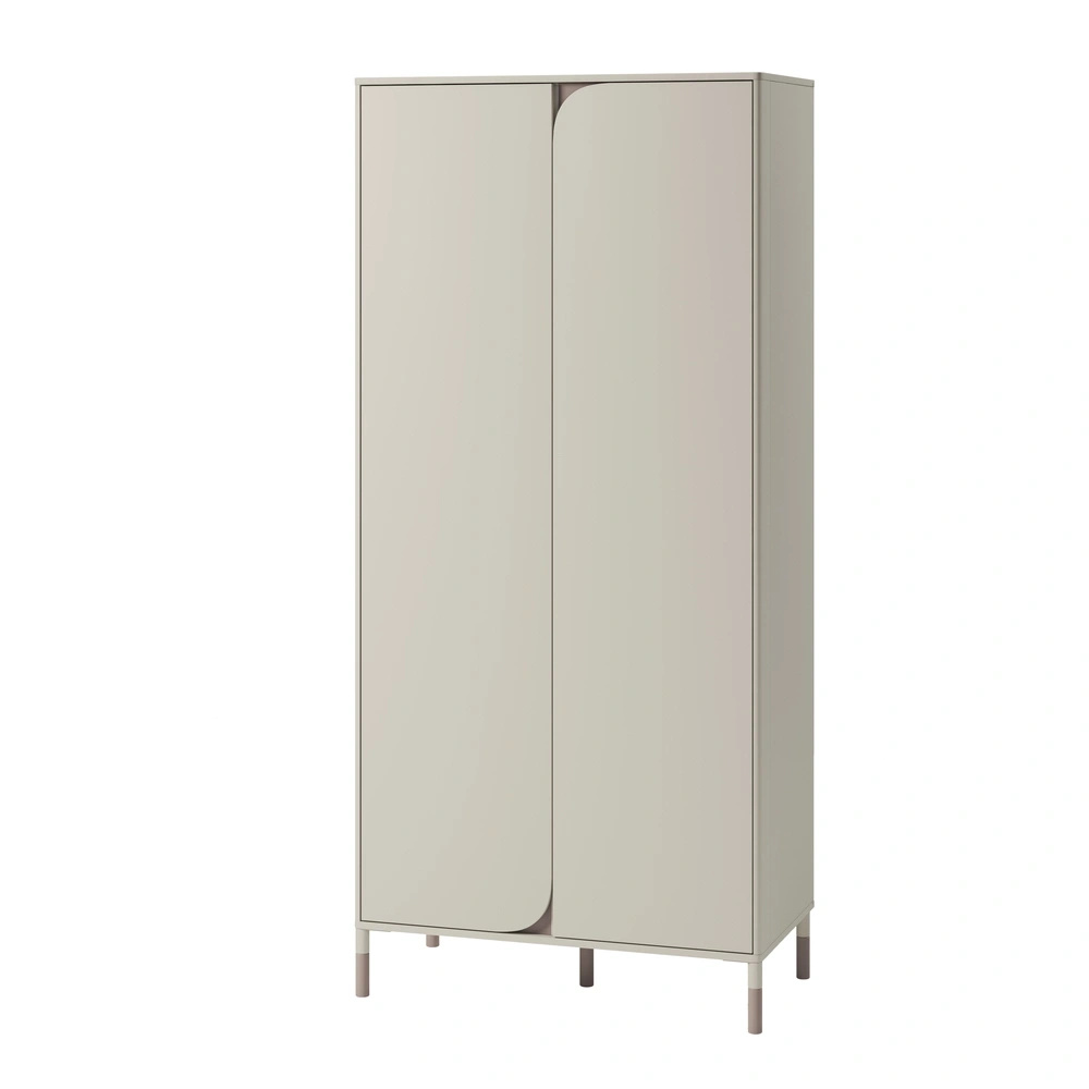 Dwudrzwiowa młodzieżowa szafa z półkami HARMONY 92 cm