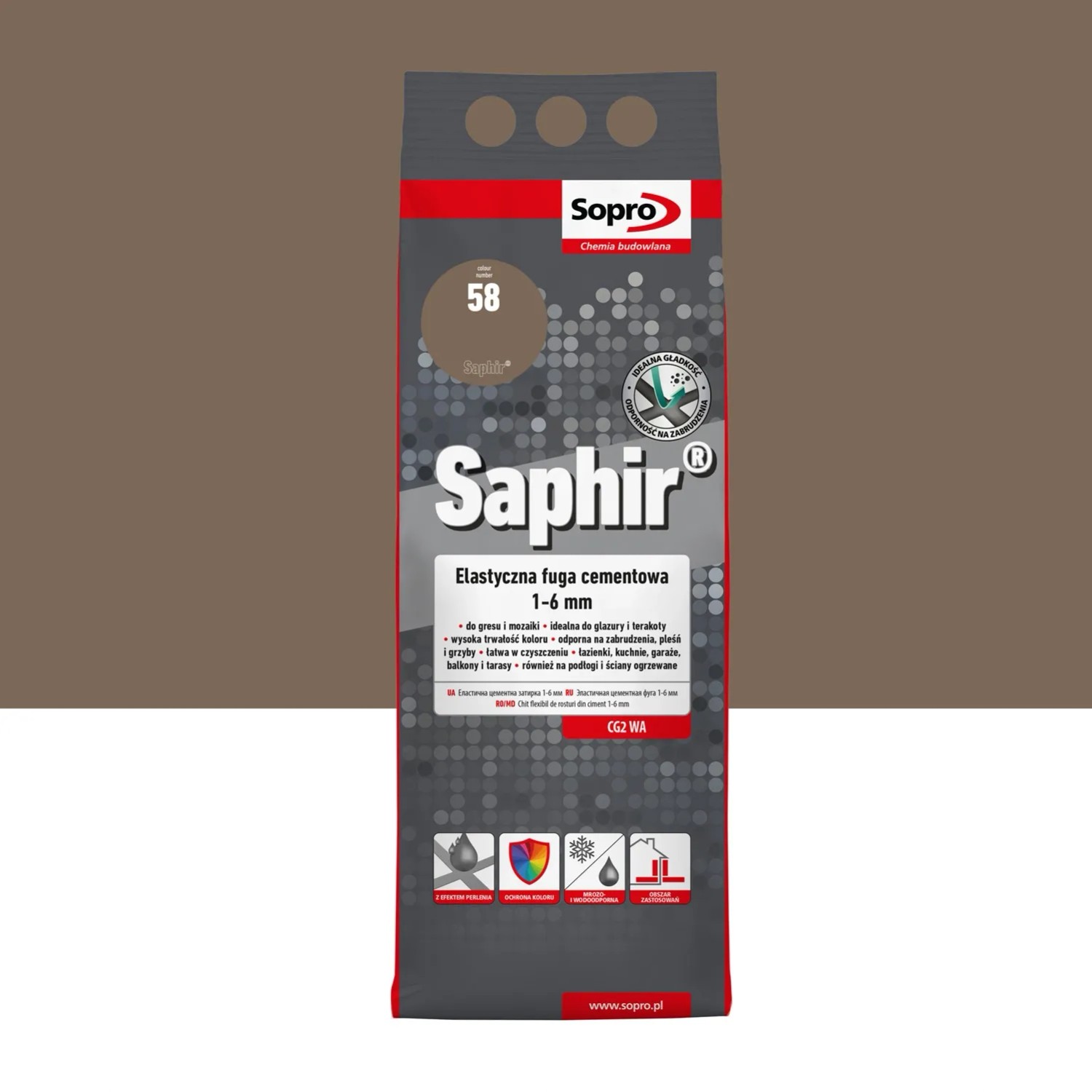 Sopro Fuga Saphir Umbra 58 2kg