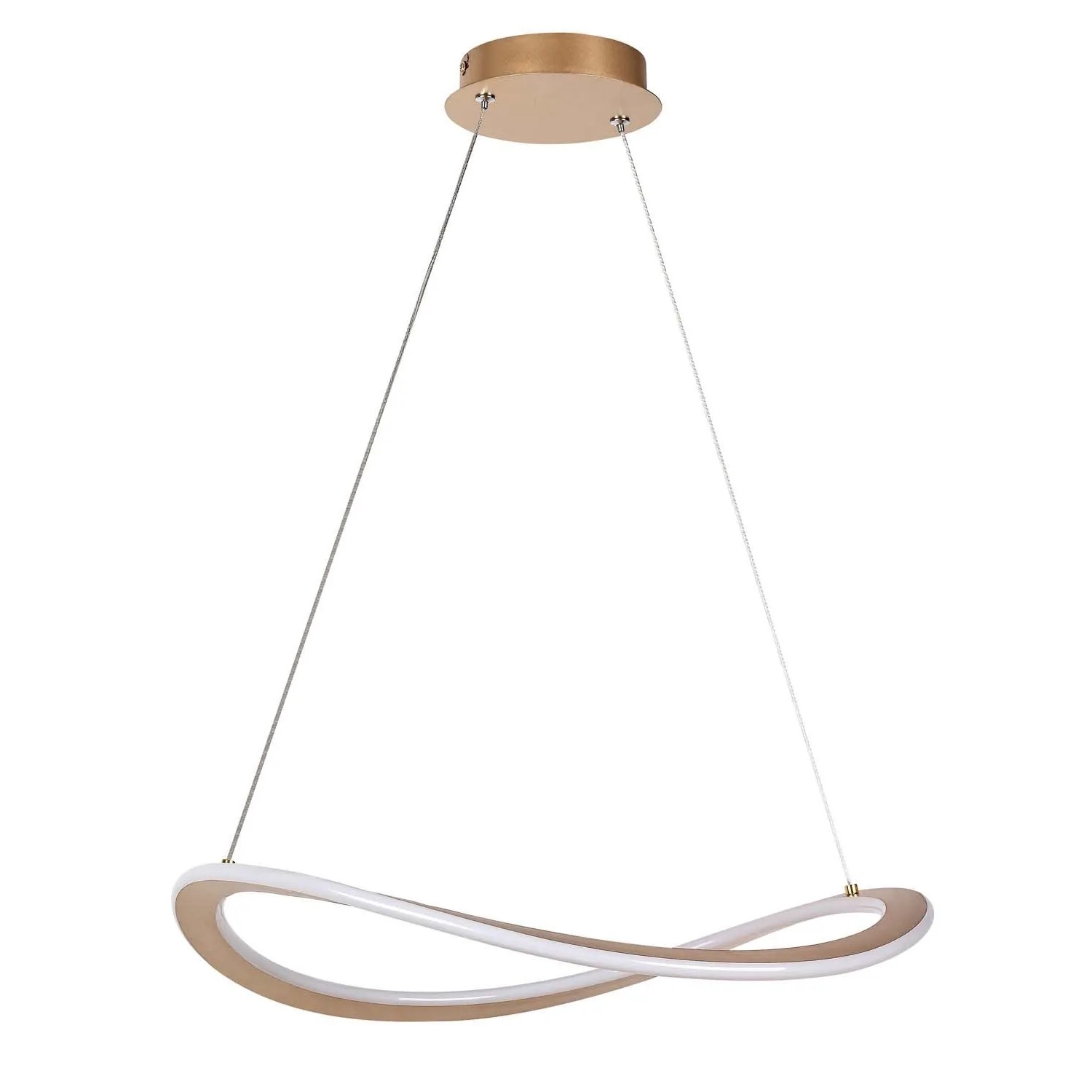 Rabalux Lampa wisząca LED KALLIRA 40W 3000K 2100lm złota