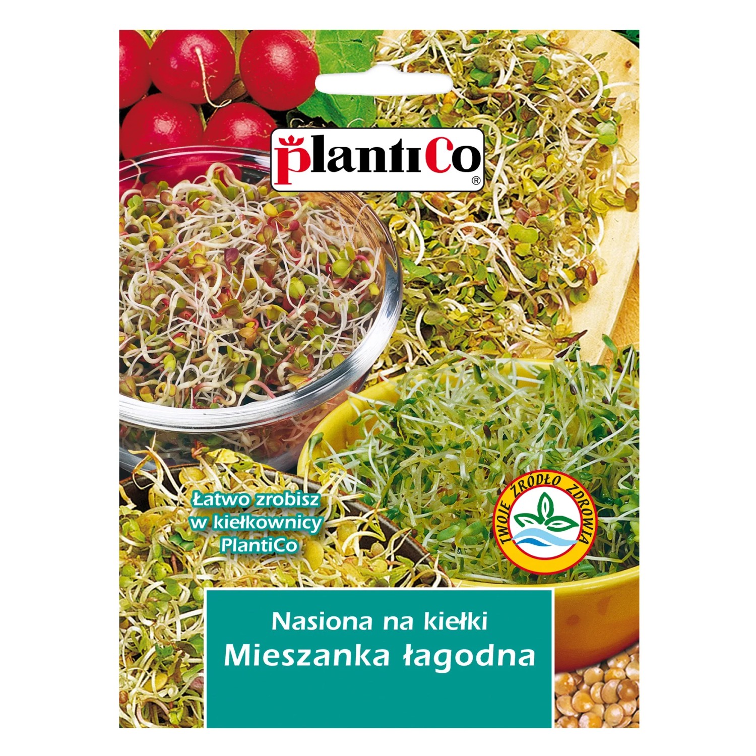 Nasiona na na kiełki mix łagodna