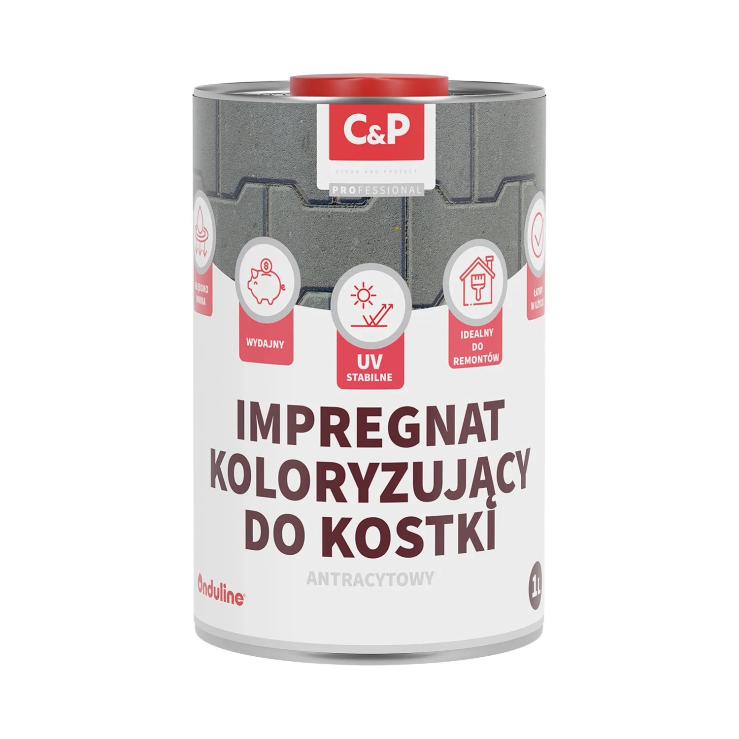 Onduline C&P Impregnat do kostki antracyt 1l