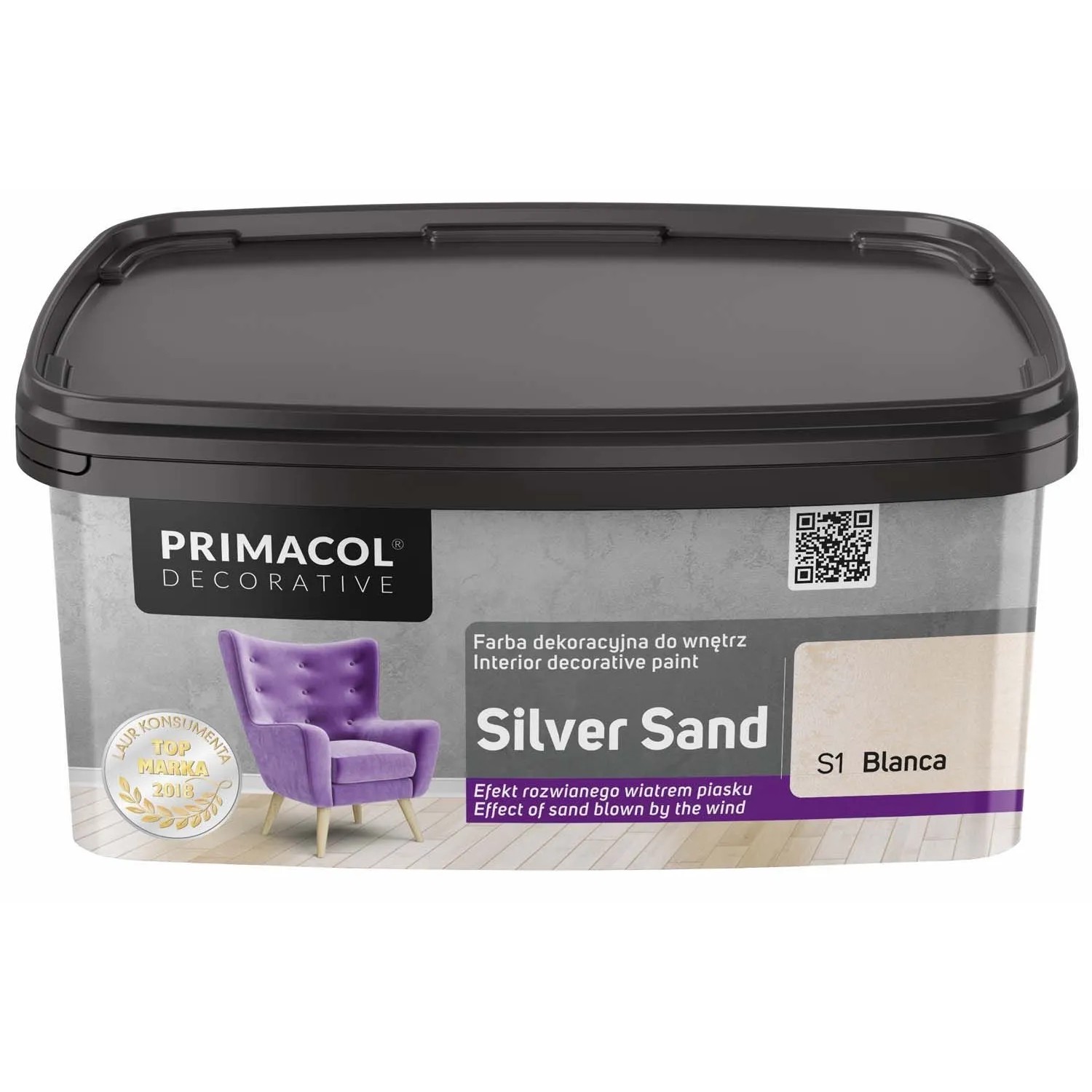 Primacol Farba strukturalna Silver Sand Blanca 1 l