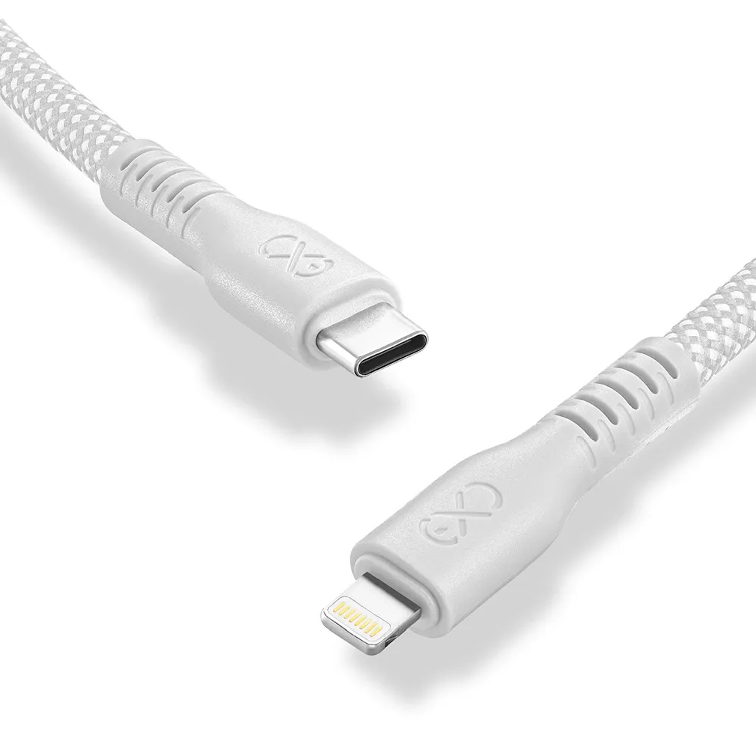 Kabel Immortal USBC-Lightning 2 m jasnoszary