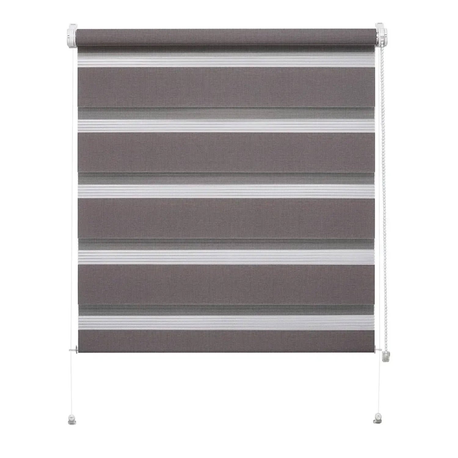 Gardinia Roleta dzień noc zebra bezinwazyjna popielata 68 x 150 cm