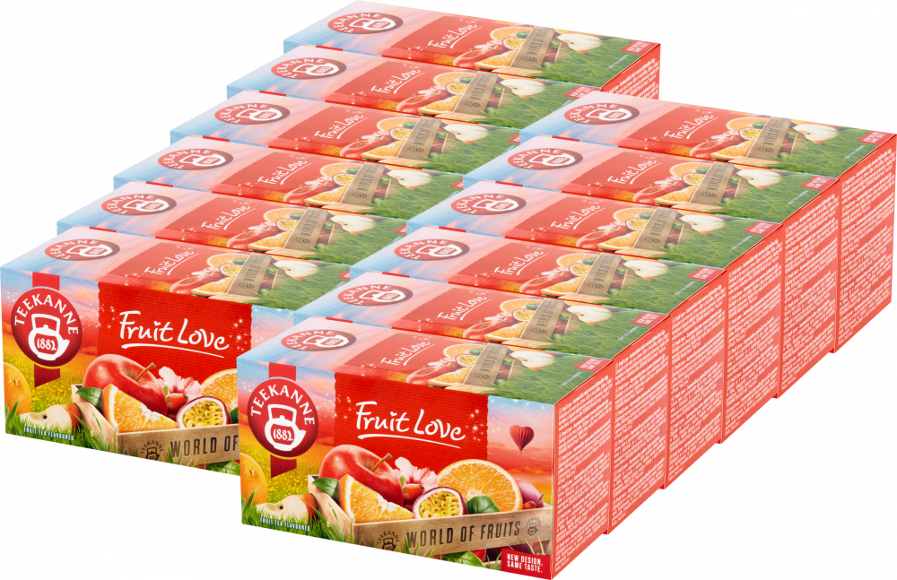 12x Herbata owocowa w kopertach Teekanne Fruit Love, 20 sztuk x 2.25g