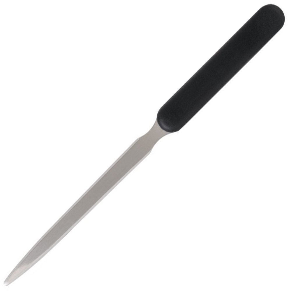 Nóż do kopert z plastikową rączką D.Rect, 19.5cm, czarny