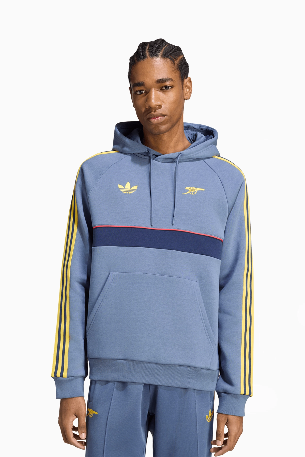 Bluza z kapturem adidas Originals Arsenal FC 26/27 - Granatowy