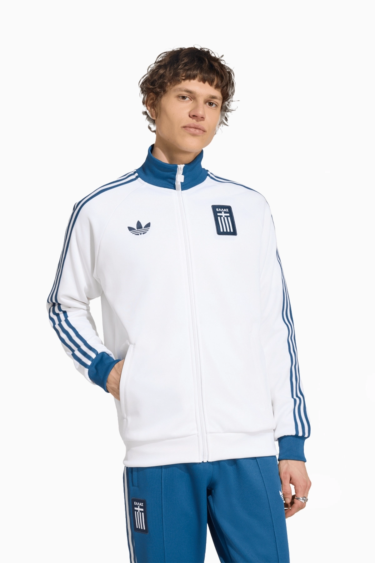 Bluza Reprezentacji Grecji adidas Originals 2026 Track - Biały