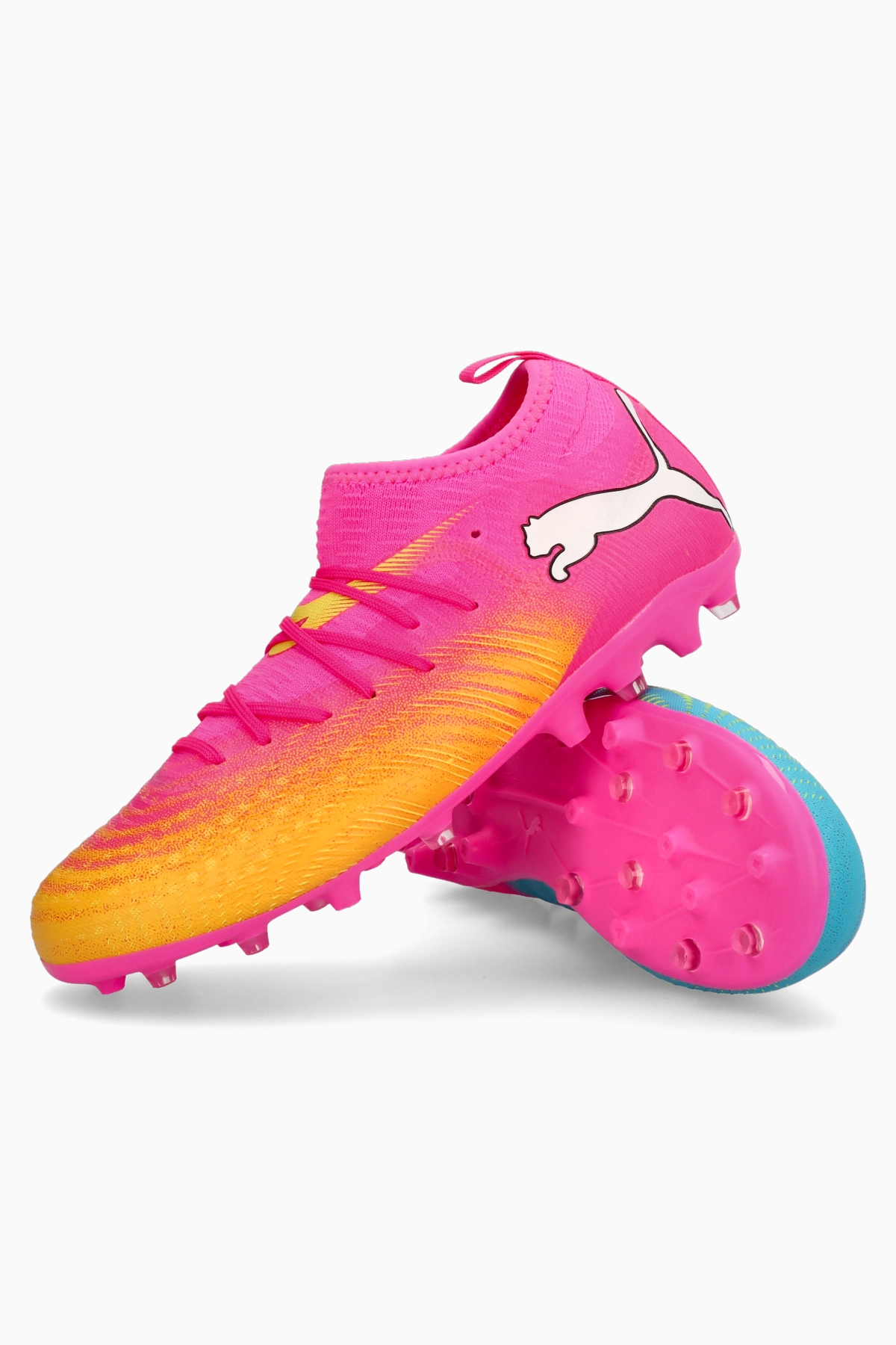 Korki Puma Future 9 Match MG Junior - Różowy