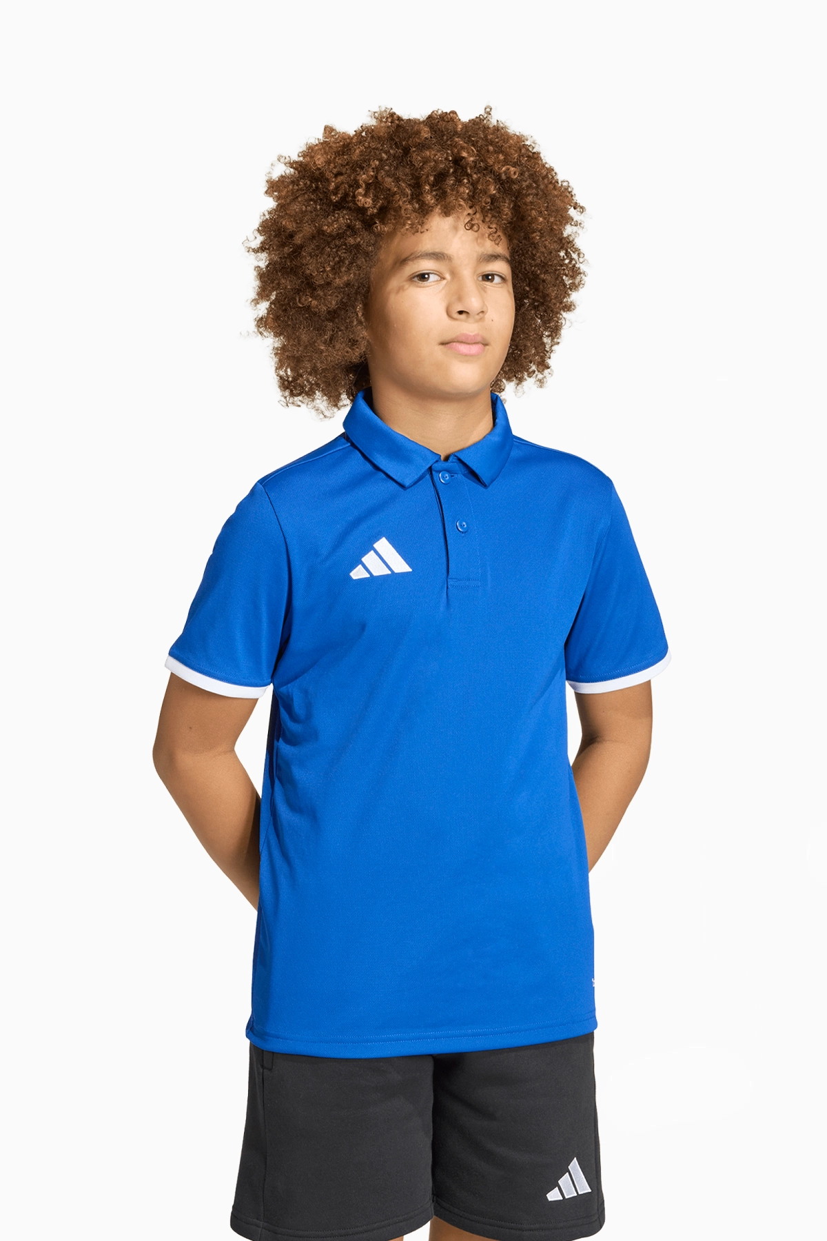 Koszulka adidas Entrada 26 Polo Junior - Niebieski