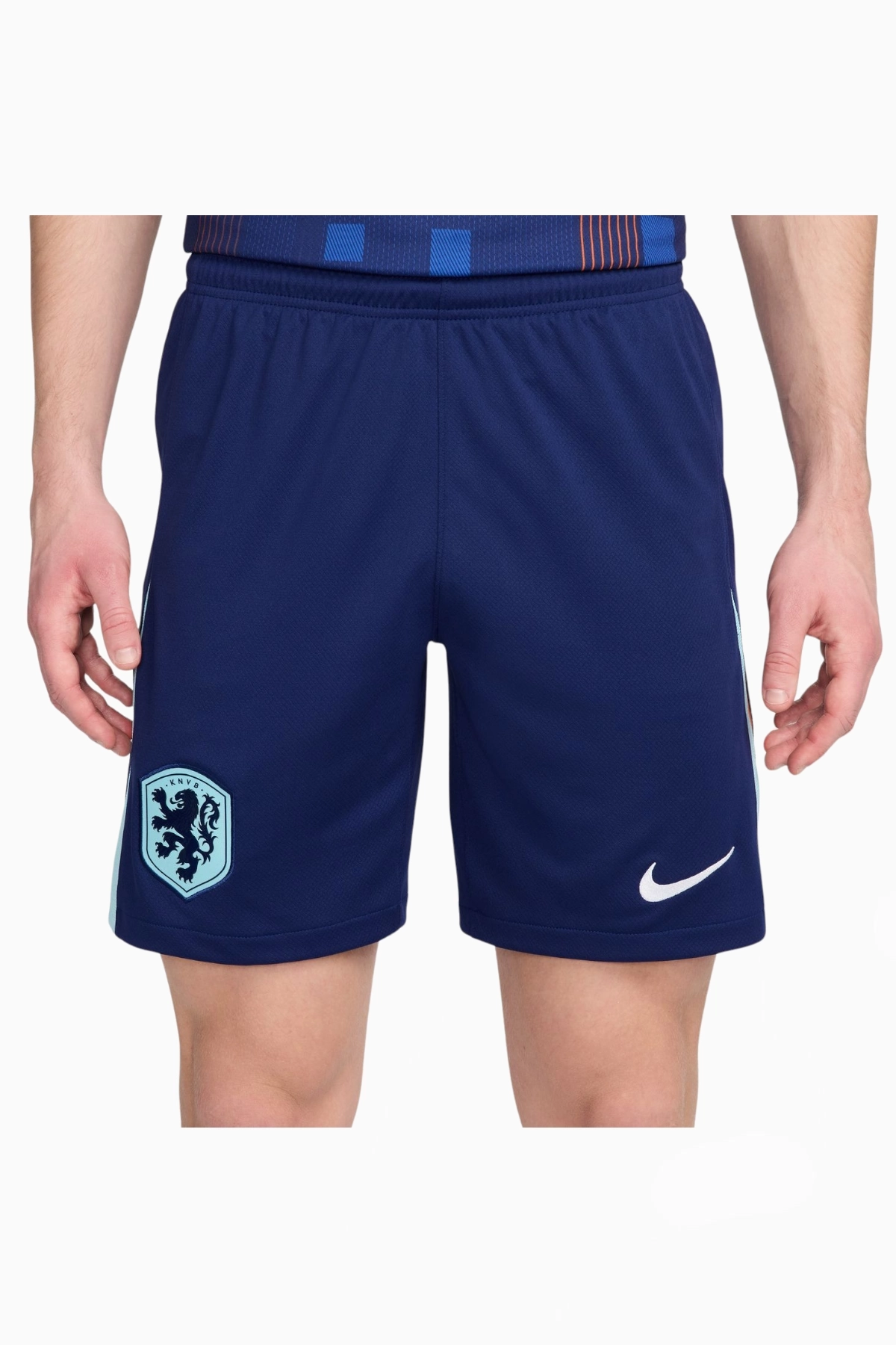 Spodenki Reprezentacji Holandii Nike 2024 Wyjazdowe Stadium - Granatowy