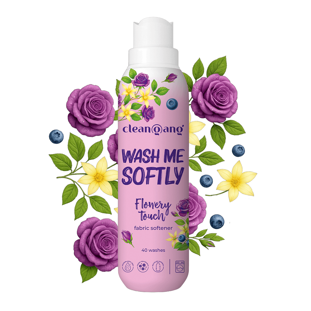 płyn do płukania tkanin Flowery Touch, 1 l