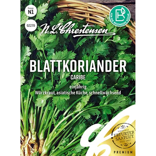 1 szt, Blattcoriander Caribe - Samen: Ilość w opakowaniu: 1 Stück