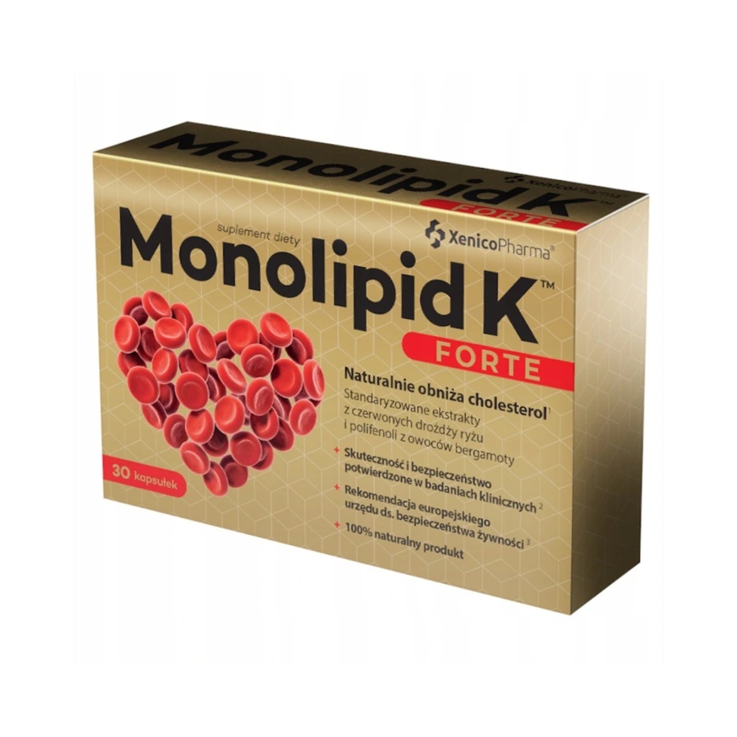 Monolipid k forte, 30 kapsułek