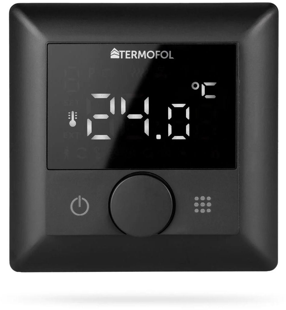 Termofol TF-H termoregulator podtynkowy czarny TF-H5 BLACK - Wysyłka w 24h
