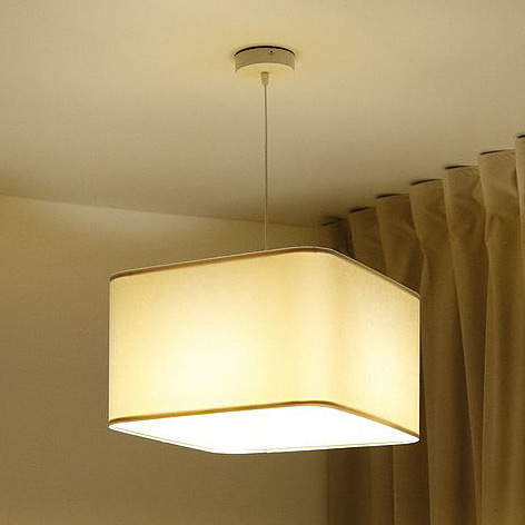 BPS Koncept Kwadro sue lampa wisząca 1x60 W biała-złota KW-109-40W25