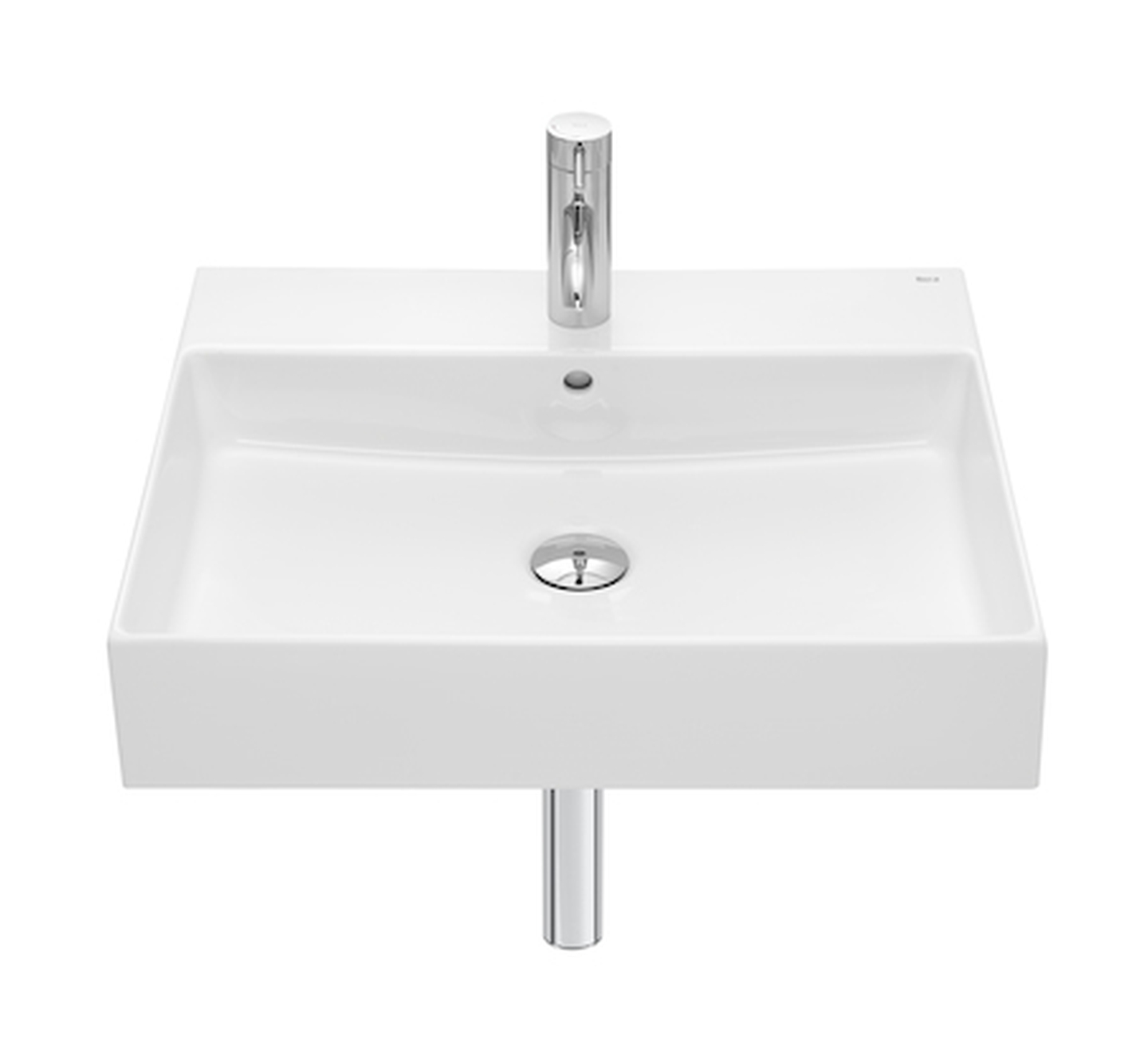 RocaRoca Inspira Square umywalka 60x49 cm ścienna Supraglaze biała A32752CS00