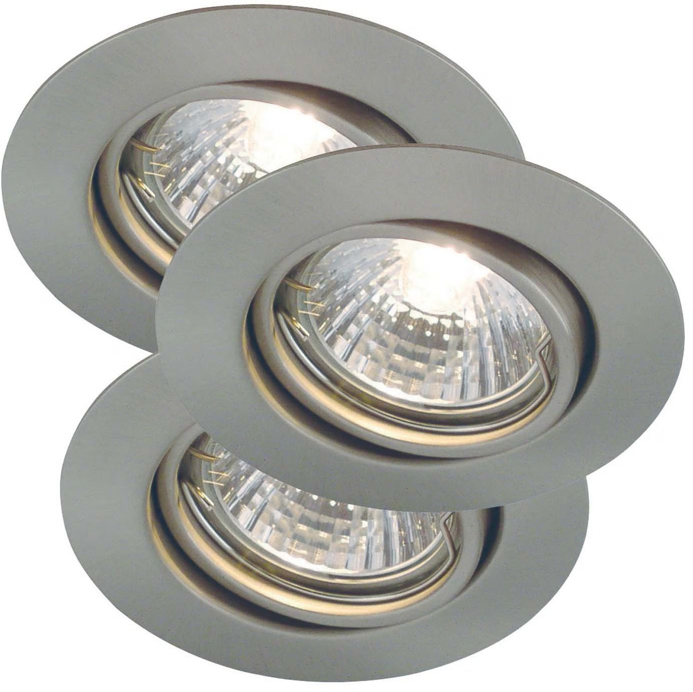 Nordlux Triton lampa do zabudowy 3x35 W stal szczotkowana 54540132