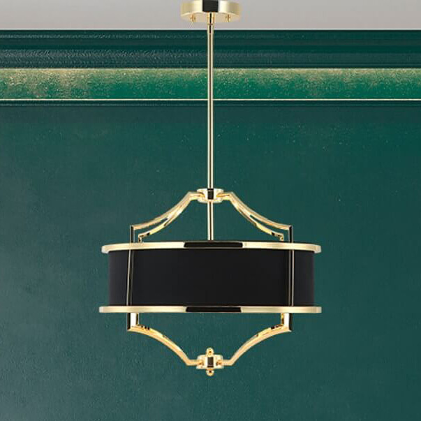 Open Design Stesso lampa podsufitowa 4x15 W czarna-złota OR84160