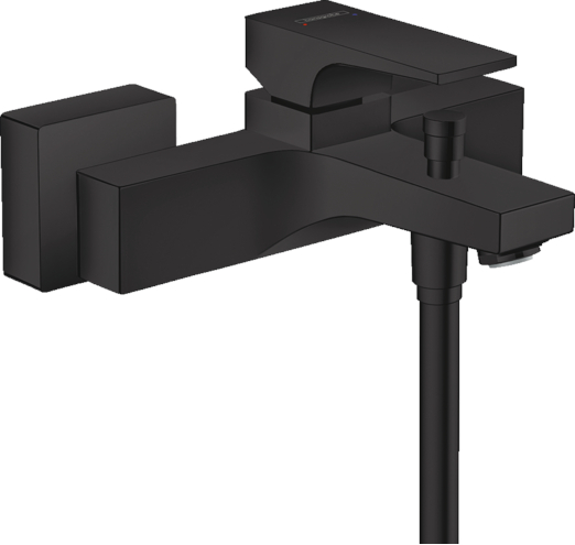 Hansgrohe Metropol bateria wannowo-prysznicowa ścienna czarny mat 32540670
