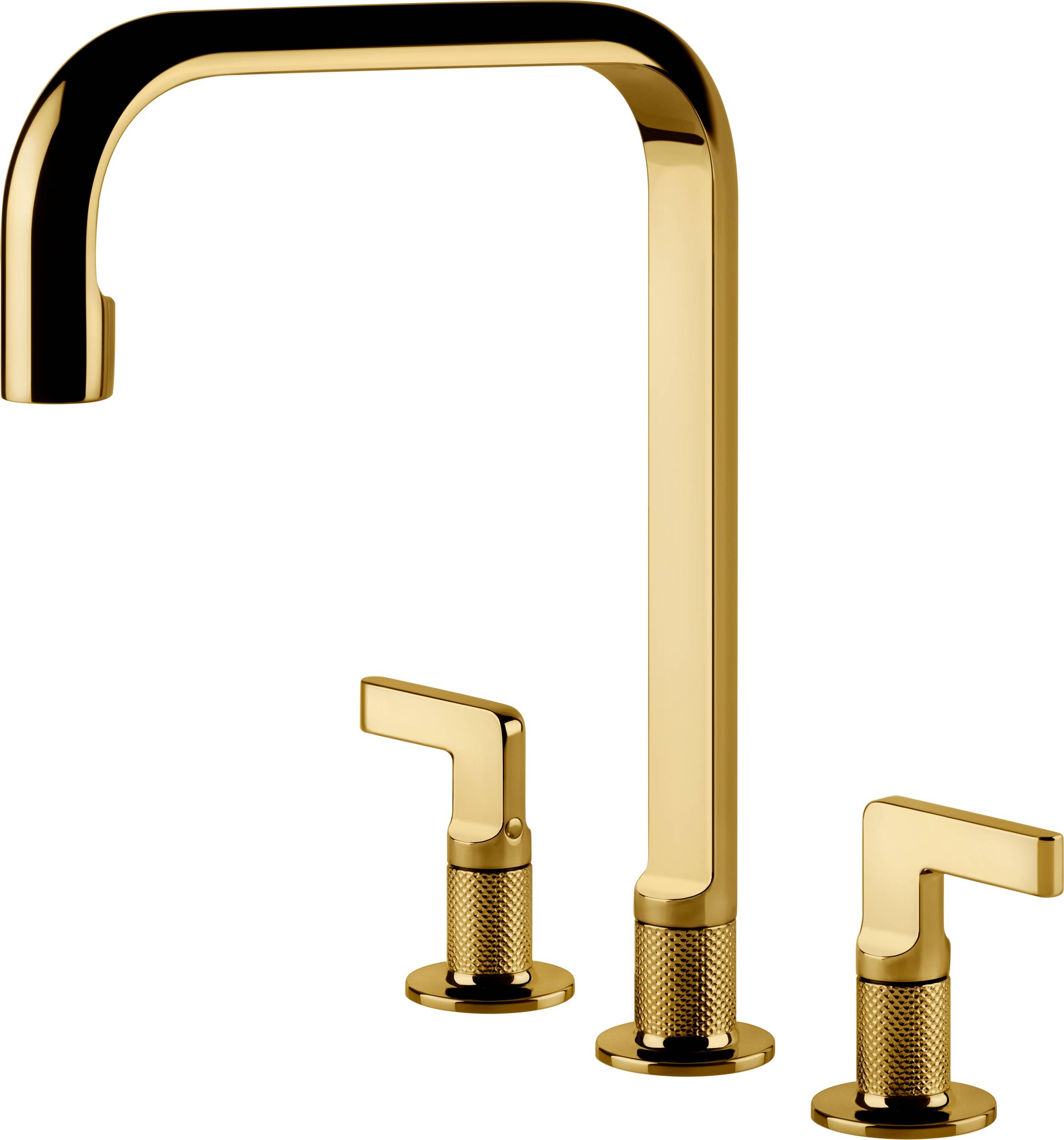 Gessi Inciso bateria kuchenna stojąca złota 58701.246