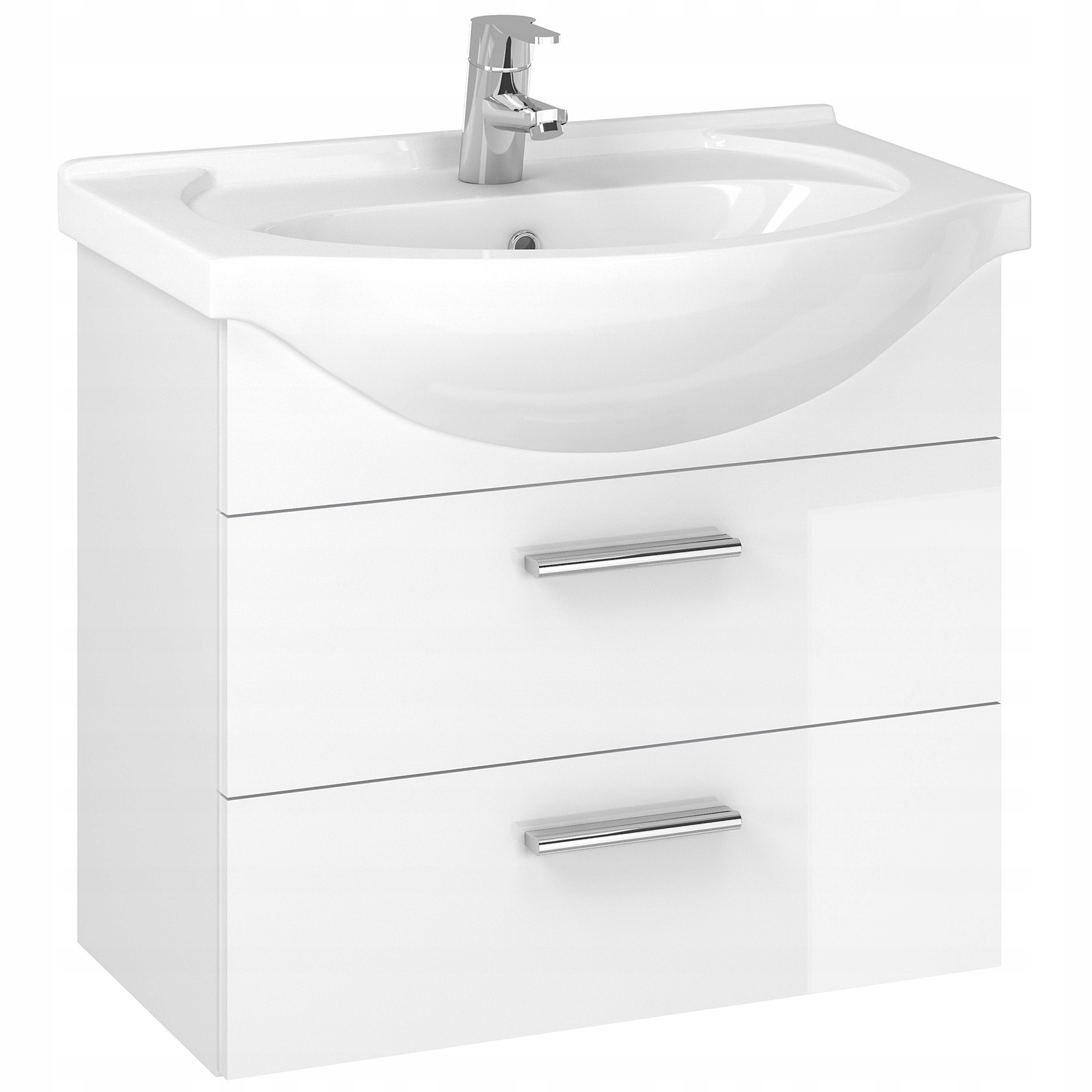 Astor Aspen umywalka z szafką 61 cm białą AM-ZET-142-27