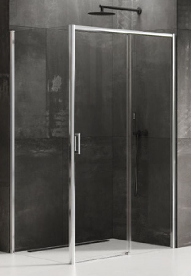 New Trendy Prime kabina prysznicowa 140x100 cm prostokątna chrom połysk/szkło przezroczyste D-0307A/D-0125B