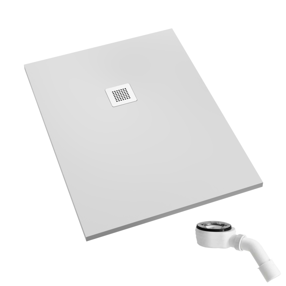 Schedpol Kalait Smooth White brodzik prostokątny 140x80 cm biały 3.3110-M2