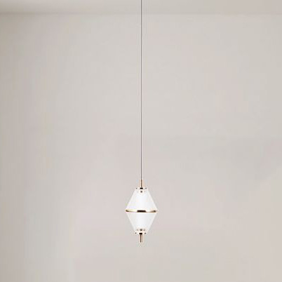 Italux Fuente lampa wisząca 1x5 W złota PND-34395-1-HBR