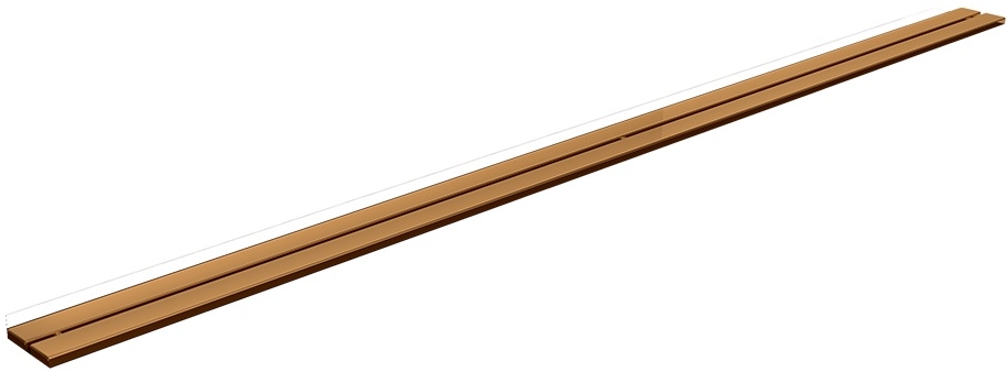 Schedpol Copper Slim Duo maskownica odpływu liniowego 120 cm miedź 10.059/SLX/DPM