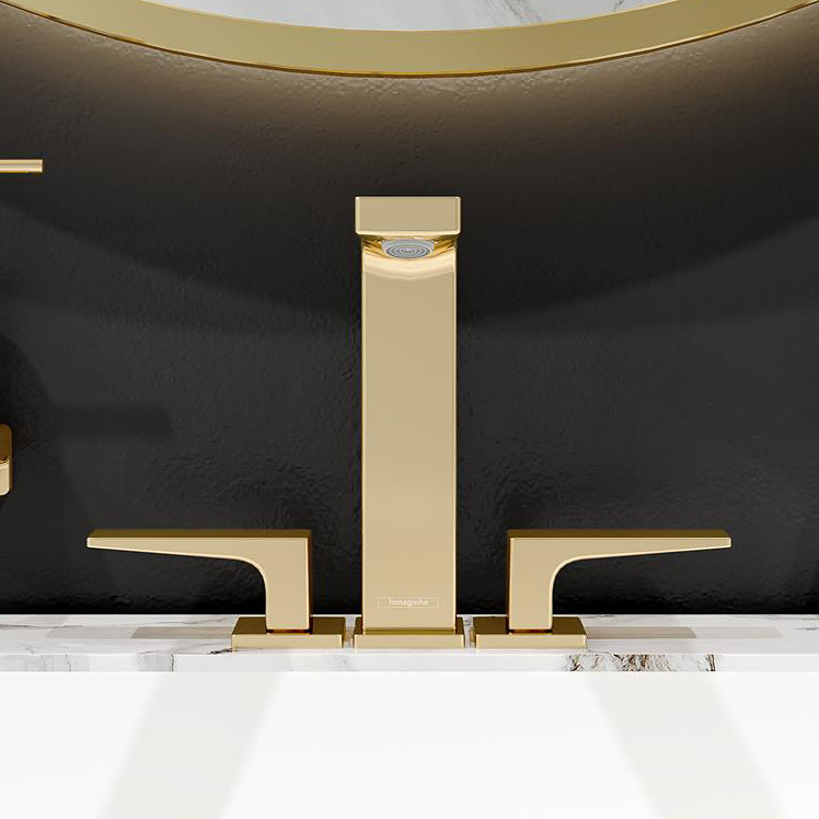 Hansgrohe Metropol bateria umywalkowa stojąca złoty optyczny polerowany 32515990