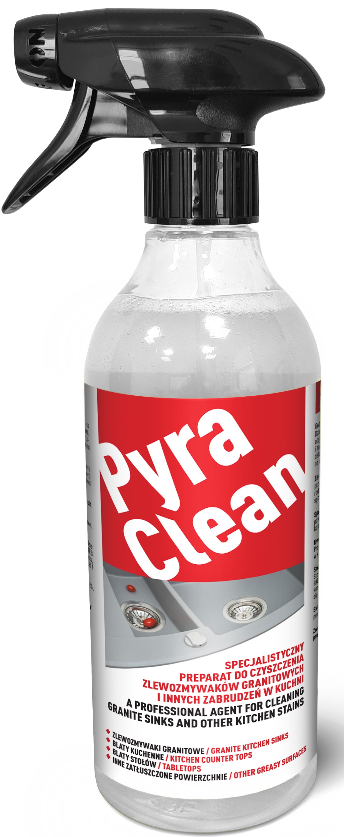 Pyramis Pyraclean środek czyszczący do zlewozmywaków granitowych 500 ml 071009601