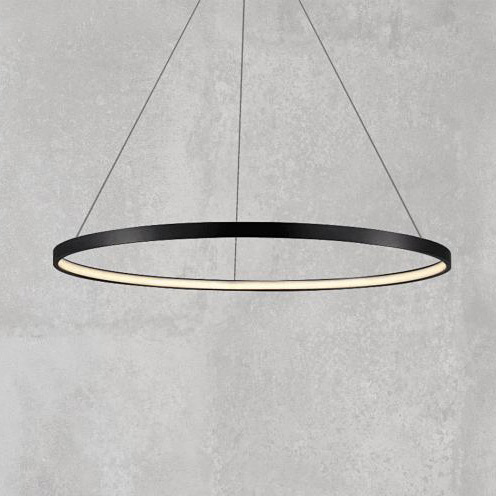Light Prestige Ring lampa wisząca 1x40 W czarna LP-909/1P4MBK