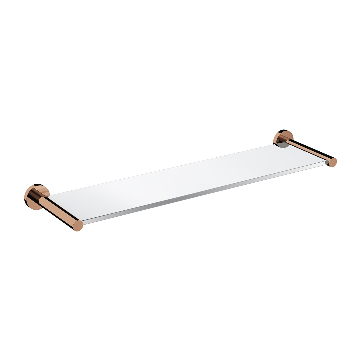 Omnires Modern Project półka łazienkowa 55 cm miedź/szkło MP60930CP