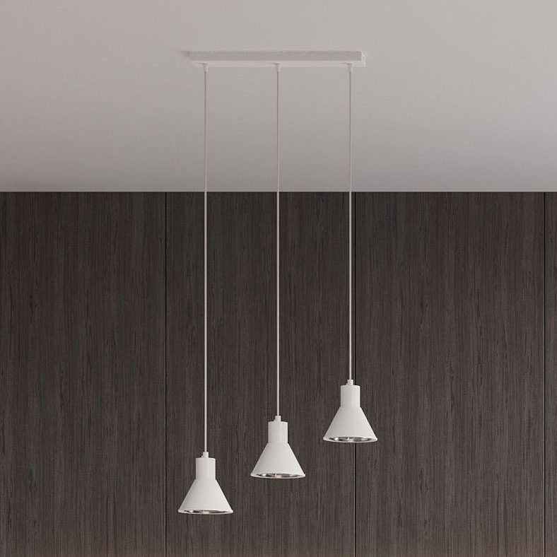 Sollux Lighitng Tazila lampa wisząca 3x60W biała SL.0988