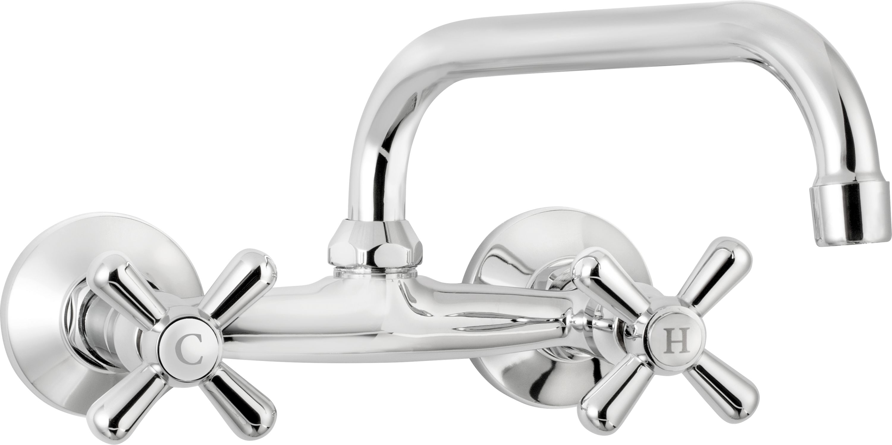 Deante Neo Symetrio bateria umywalkowa ścienna chrom BOS_050D - Wysyłka w 24h