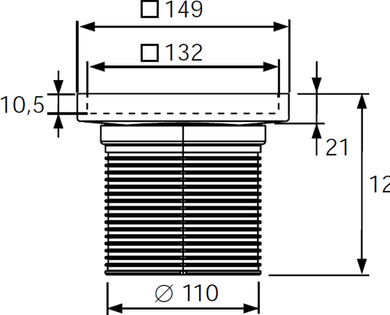 Tece Drainpoint S nasadka do zabudowy płytką 3660011