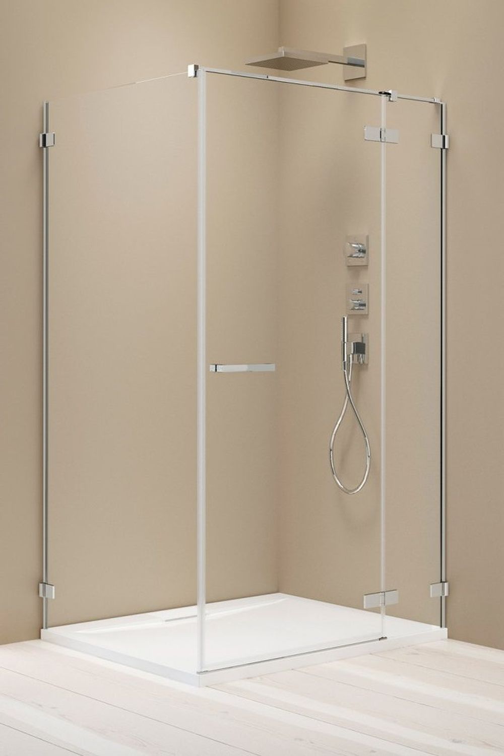 Radaway Arta KDJ II ścianka prysznicowa 32,7 cm prawa chrom+/szkło przezroczyste 1386042-03-01R - Wysyłka w 24h
