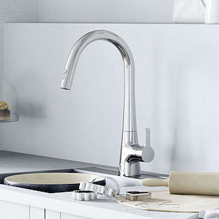 Oras Inspera Comfort bateria kuchenna stojąca z wyciąganą wylewką chrom 3032F